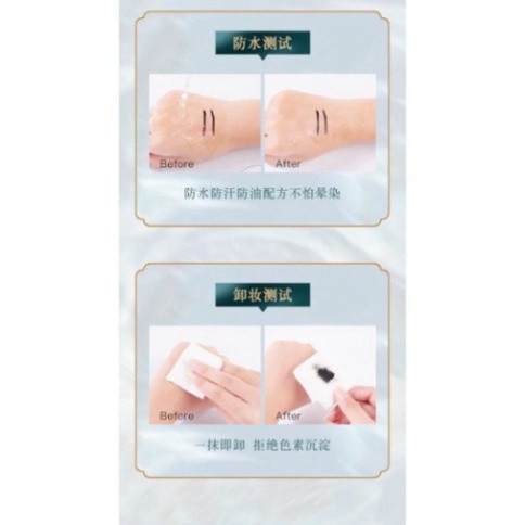 Kẻ Mắt Nước Heyxi Vỏ Xanh Lâu Trôi, Chống Thấm Nước (thân bút màu đen) LMN