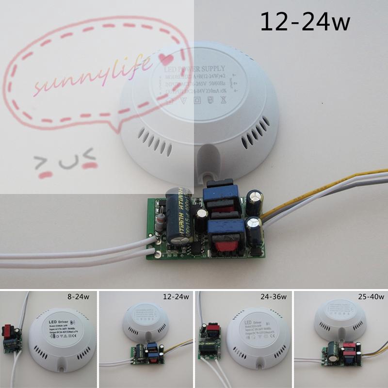Bộ chuyển nguồn điện điều khiển đèn LED 8-24w 24-36w cho đèn gắn trần