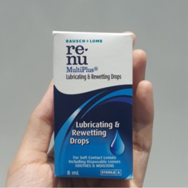 Nước Nhỏ Mắt Dành Cho Người Đeo Kính Áp Tròng Renu Multi Plus Lens 8ml-0907843