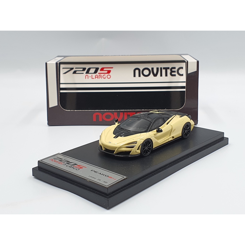 Xe Mô Hình MCLaren 720S N-Largo Tỉ lệ 1:64 Hãng sản xuất Peako ( Kem )