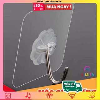 Móc dán tường chịu lực siêu dính 6x6cm shopbemit