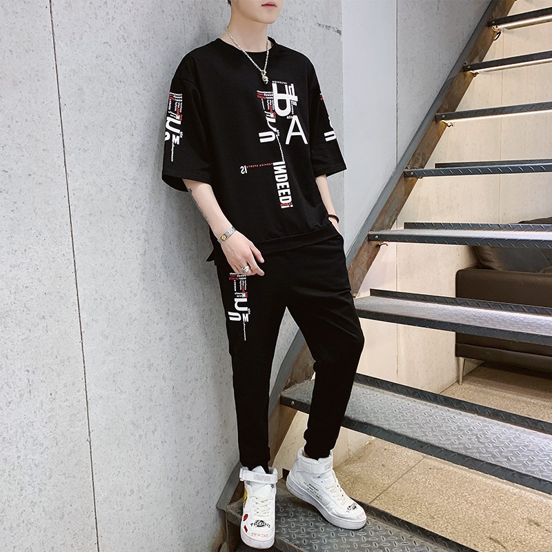 Bộ Quần Áo Thun Nam Thể Thao Mùa Hè Ngắn Tay Quần Dài INDEED Kiểu Dáng Hàn Quốc SEPTEMBERGIRL1989 SET NAM 9000046 | BigBuy360 - bigbuy360.vn