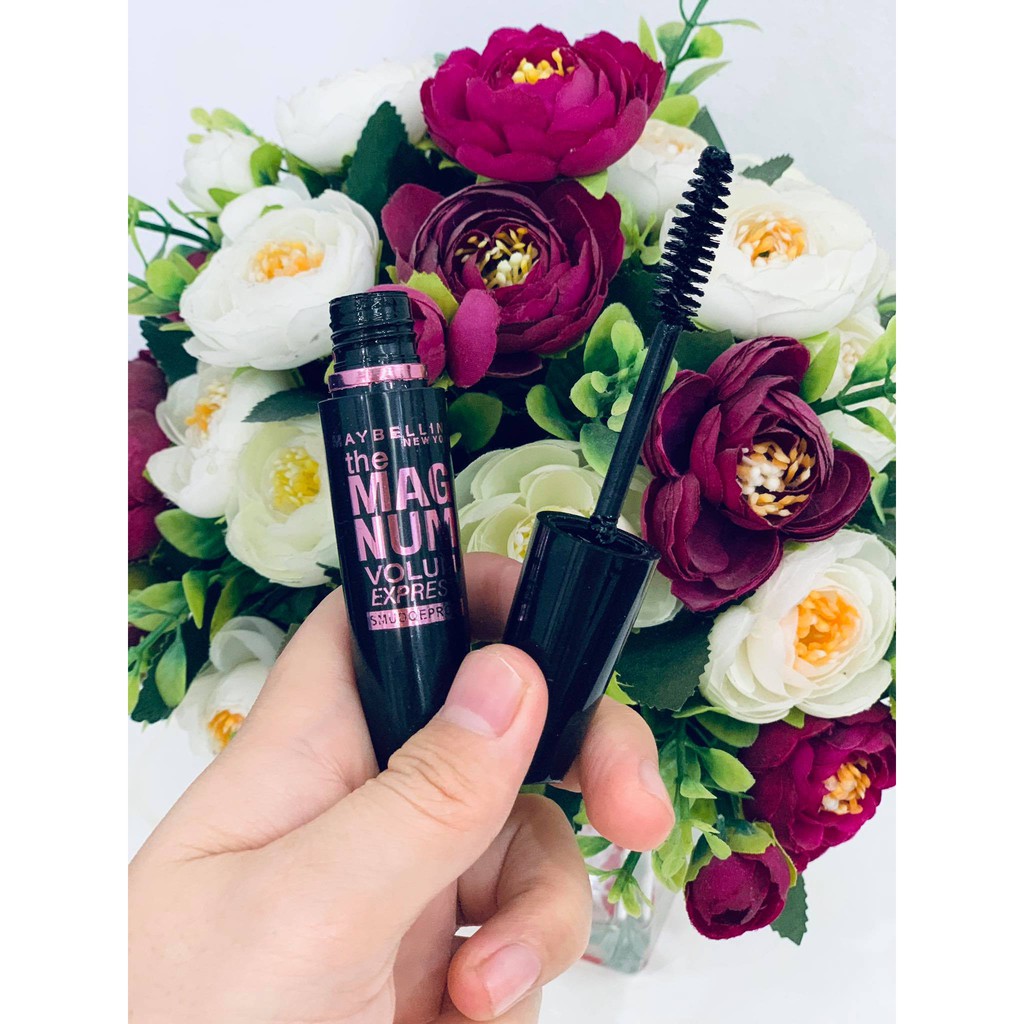 (Hàng Mới Về) Mascara Maybelline The Magnum Màu Đen