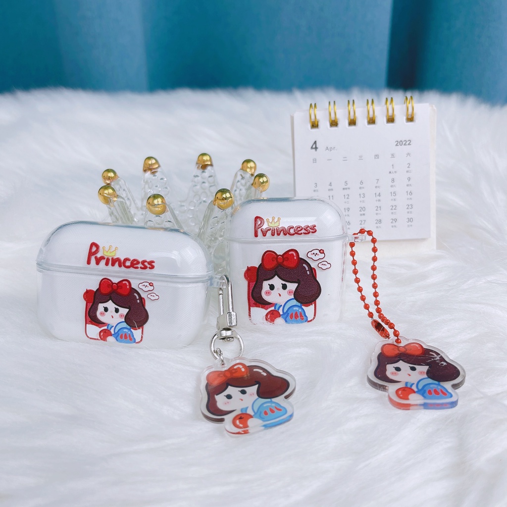 Vỏ Bảo Vệ Hộp Sạc Tai Nghe AirPods3 AirPods3 AirPods2gen Màu Trắng Dễ Thương Ốp