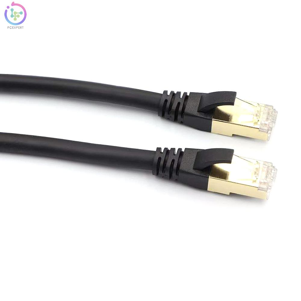 Dây Cáp Mạng Cat8 Ethernet Tốc Độ Cao 40gbps 2000mhz / Mạ Vàng Rj45 Dài 3m