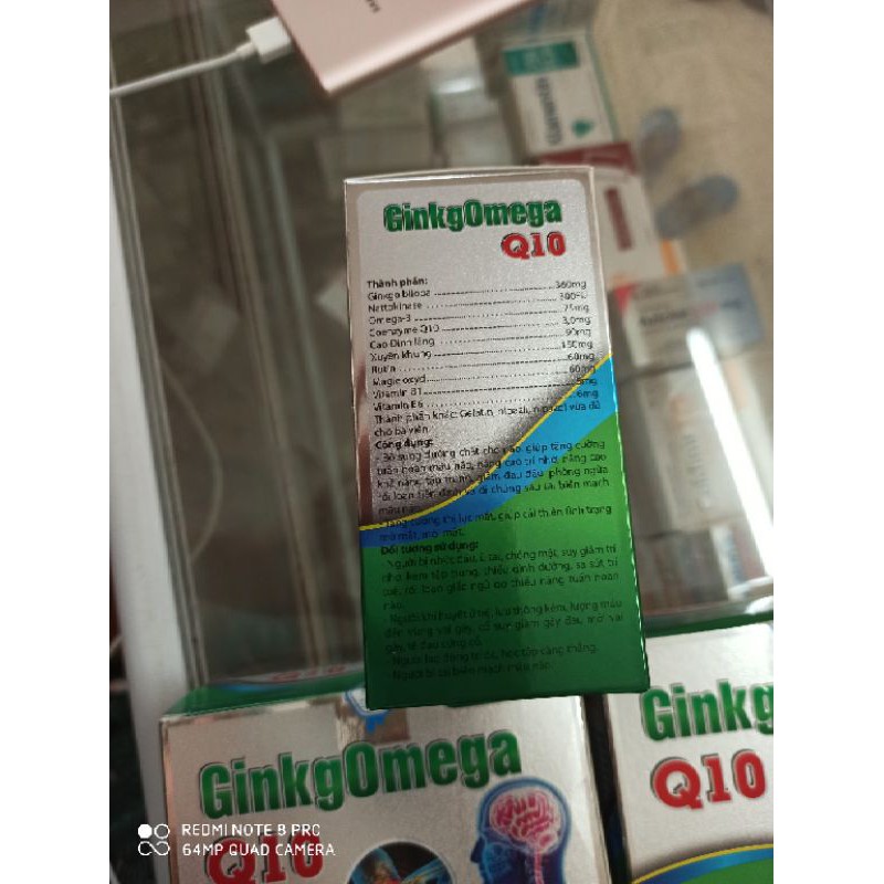 Hoạt huyết dưỡng não GINKGOMEGA Q10