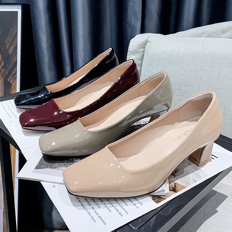 Giày Cao Gót Đế Dày Phong Cách Retro Pháp Size Nhỏ 33 34