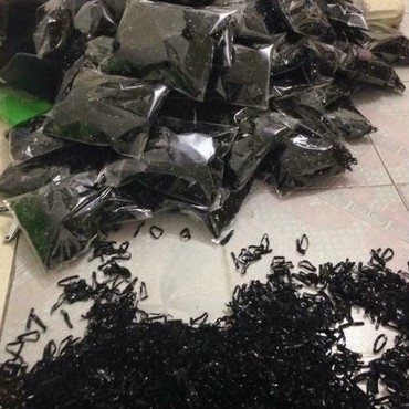 Gói 100g chun buộc tóc đen siêu dai