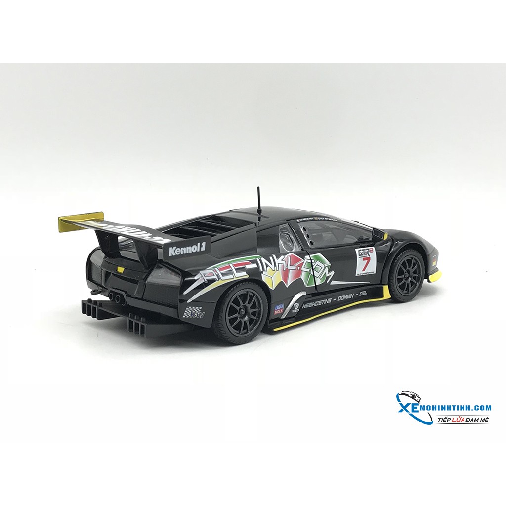 Xe Mô Hình Lamborghini Murcielago FIA GT 1:24 Bburago ( Đen )