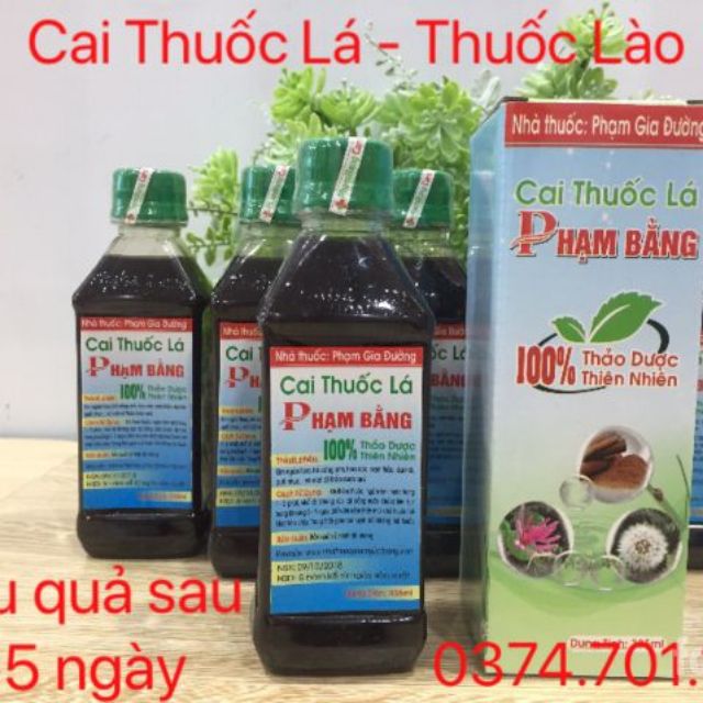 Cai thuốc lá Phạm Công Bằng