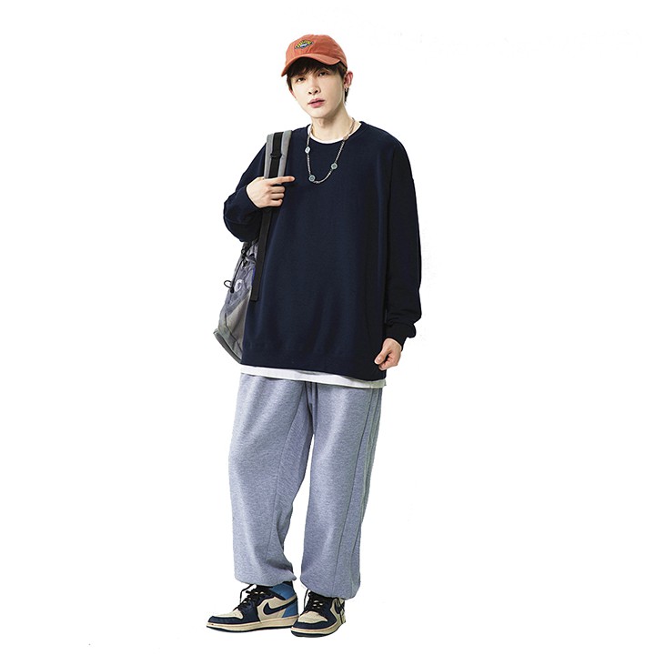 Áo nỉ thu đông nam X WEAR dài tay co giãn TD001
