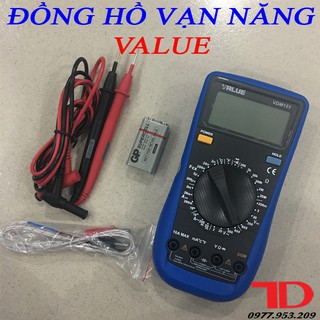 ĐỒNG HỒ ĐO VẠN NĂNG ĐIỆN TỬ VALUE VDM151
