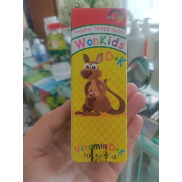 Wonkids Bổ Sung Vitamin D + K Nhỏ Giọt Cho Bé Chai 20ml - TP017
