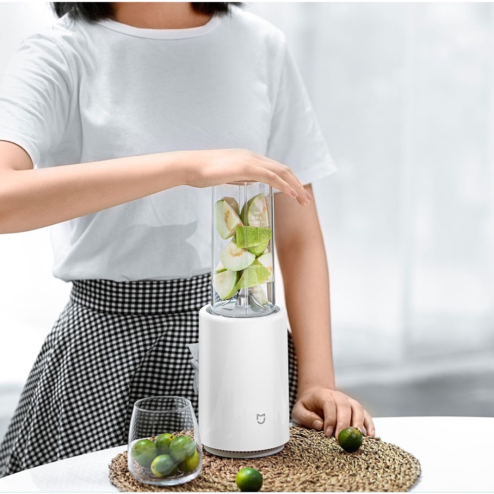 Máy xay sinh tố Xiaomi Mijia 500ml 6 lưỡi dao thép 301 không gỉ siêu khoẻ, công suất lớn 350W