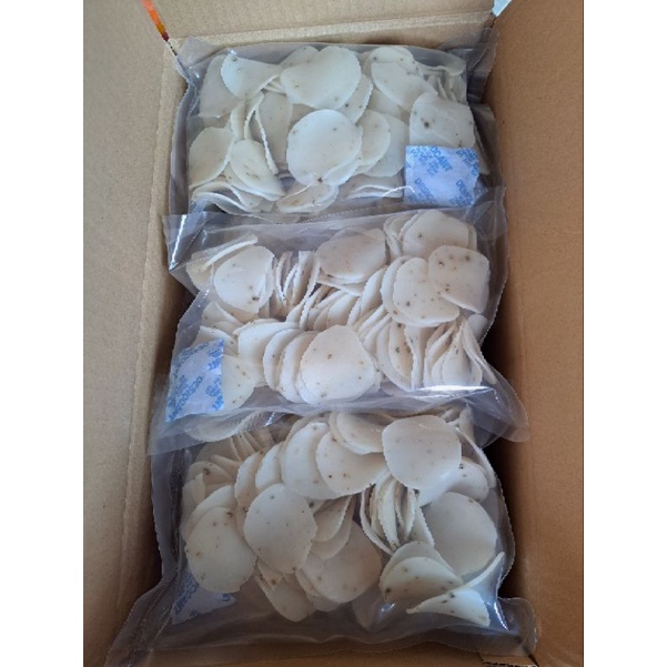 Bánh Phồng Tôm Sa Đéc Tiêu Cay trắng. 0.5Kg ~ 1Kg. Thơm, phồng to.