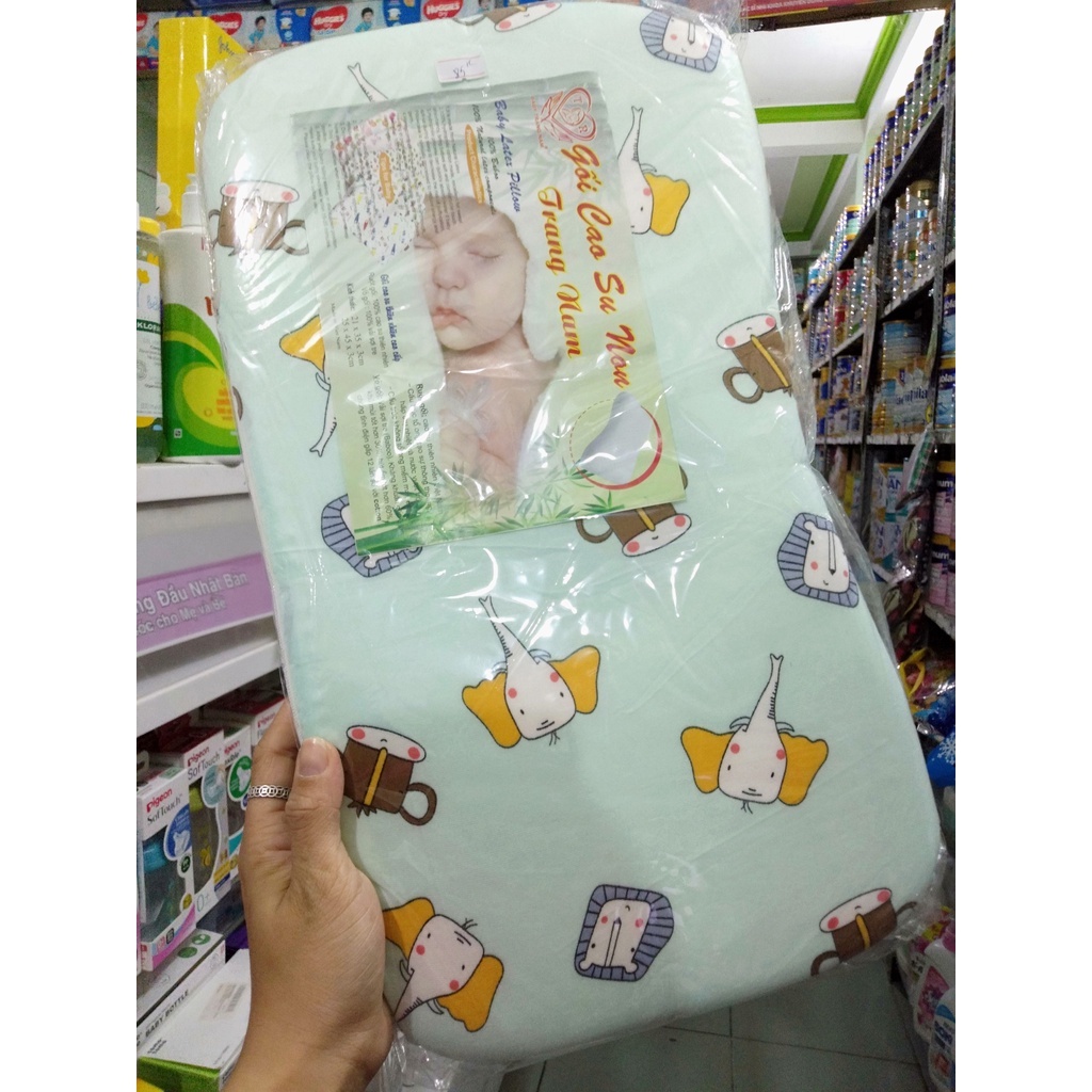 GỐI CAO SU NON CHO BÉ
