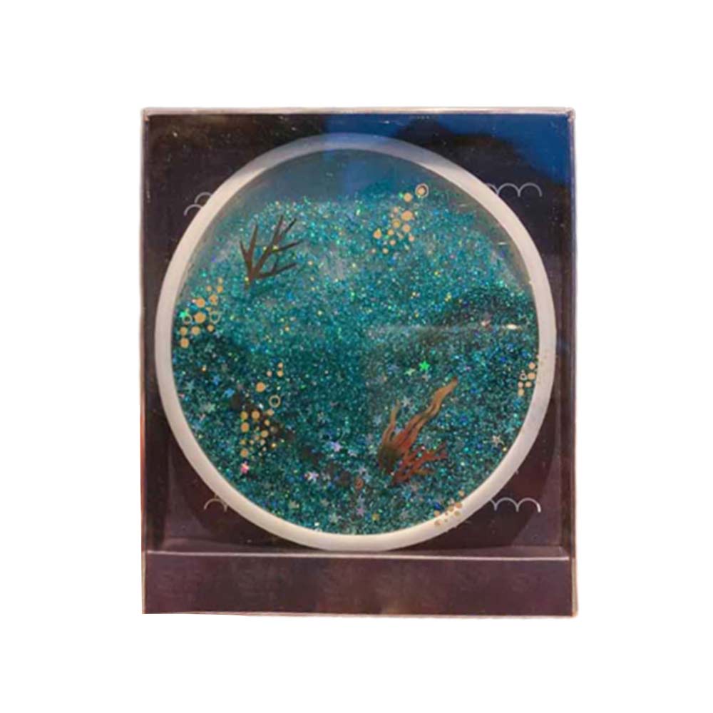 Acrylic coaster PVC coaster marine fish scale coaster quicksand insulation mat dining table coaster