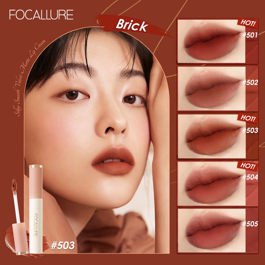 Son kem lì Focallure kết cấu nhung mịn kháng nước