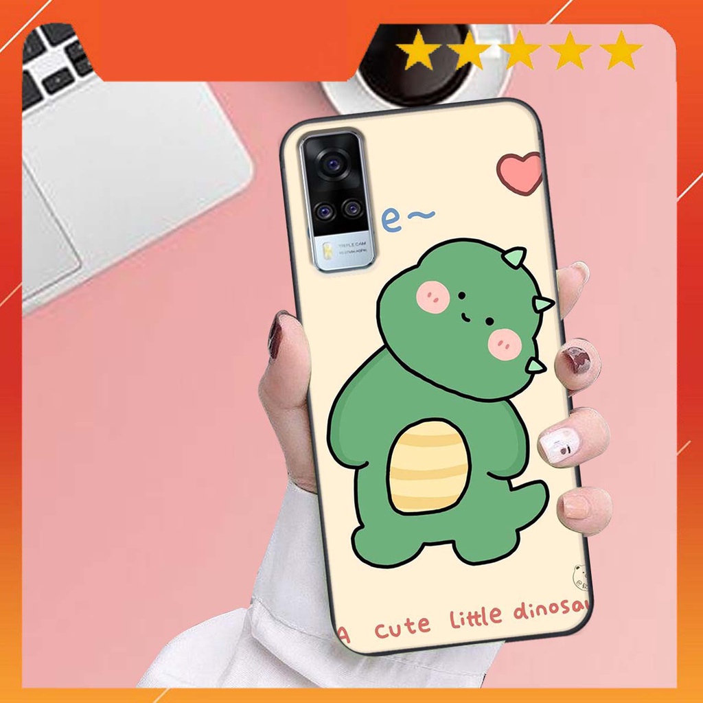 Ốp lưng Vivo Y51 2020 in hình khủng long , gấu nâu xinh xắn, siêu cute  mà còn vô cùng RẺ -ĐẸP