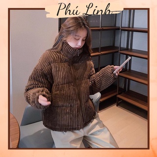 [GIÁ TƯƠNG TÁC] MS201 Áo phao nhung tăm siêu ấm hot trend