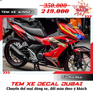 Tem Trùm Winner X Đỏ Bạc GTR