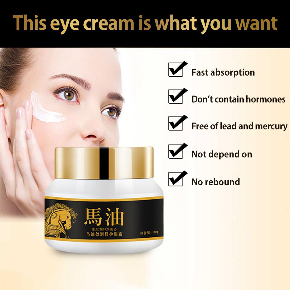 2021 Anti-Wrinkle Whitening Eye Cream Skin Care Horse Oil Cream Anti-aging Anti-wrinkles Face Cream Eye Essence Remove Dark Circles