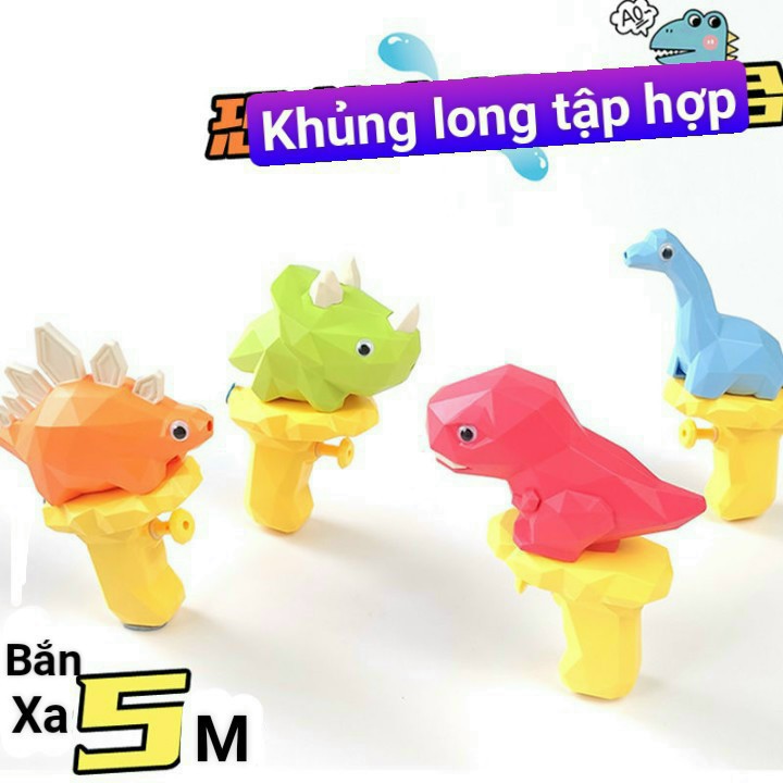 ĐỒ CHƠI SÚNG PHUN NƯỚC HÌNH KHỦNG LONG CHO BÉ ( Đồ chơi siêu hot mẫu mới nhất 2021)