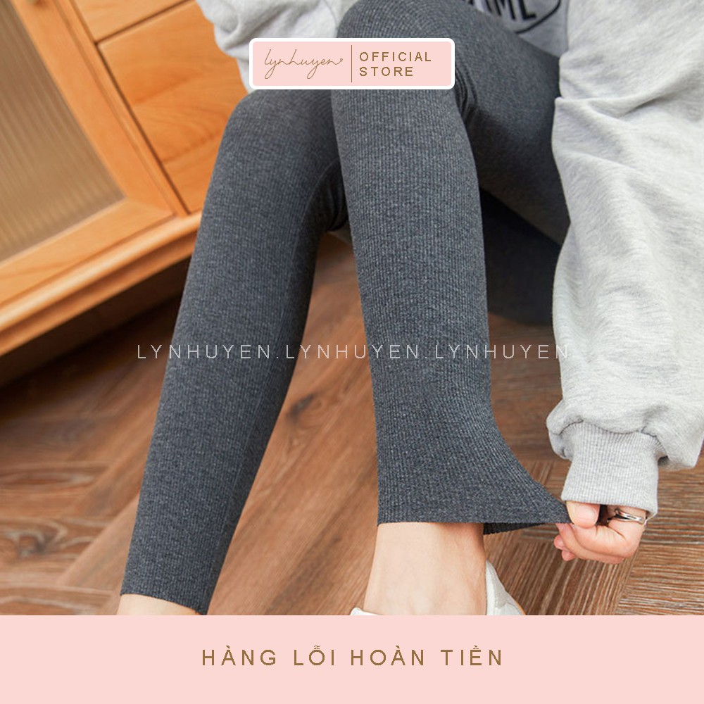 Quần Legging Nữ Dài Nâng Mông Cạp Cao Lynhuyen 3 Màu Q005