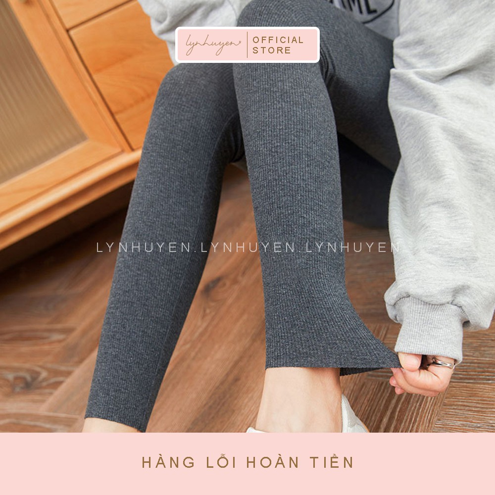 Quần Legging Nữ Dài Nâng Mông Cạp Cao Lynhuyen - 3 Màu - Q005 | BigBuy360 - bigbuy360.vn