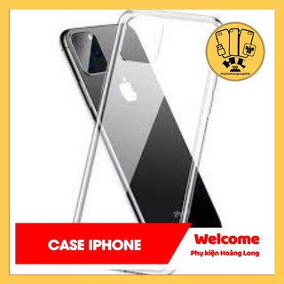⚡ ỐP LƯNG IPHONE ⚡ CHỐNG SỐC TRONG SUỐT SILICOCN - LOẠI CAO CẤP DÀNH CHO IPHONE - Phụ kiện Hoàng Long