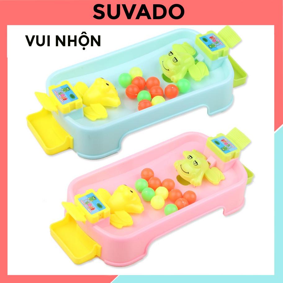 Đồ chơi Ếch ăn kẹo bi 2 người chơi cho bé trai bé gái gia đình nhiều người từ 3 4 5 6 7 8 tuổi Vui nhộn EAB SUVADO