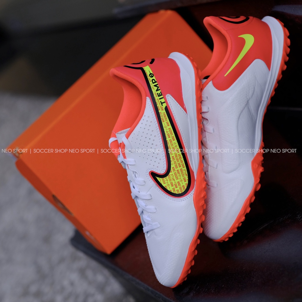 GIÀY BÓNG ĐÁ NIKE TIEMPO LEGEND 9 ACADEMY TRẮNG/ĐỎ TF