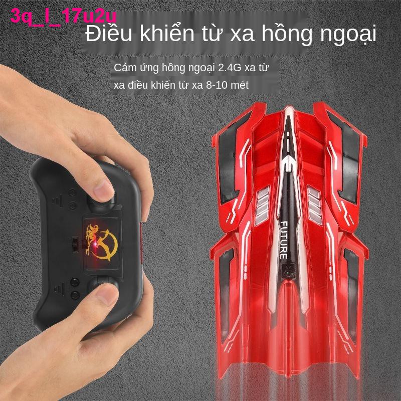 xe điều khiển từ xa[Xe leo tường] Vibrato cùng loại xe ô tô điều khiển từ xa, đồ chơi trẻ em, hút tường, cậu bé em c