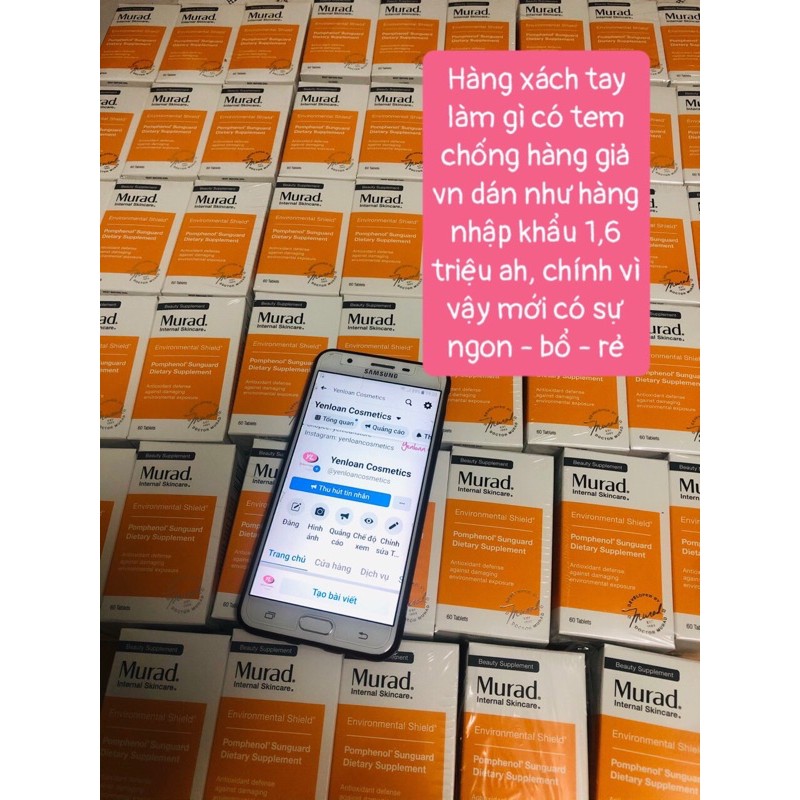 [Bill Authentic] Viên Chống nắng nội sinh Murad | Thế Giới Skin Care