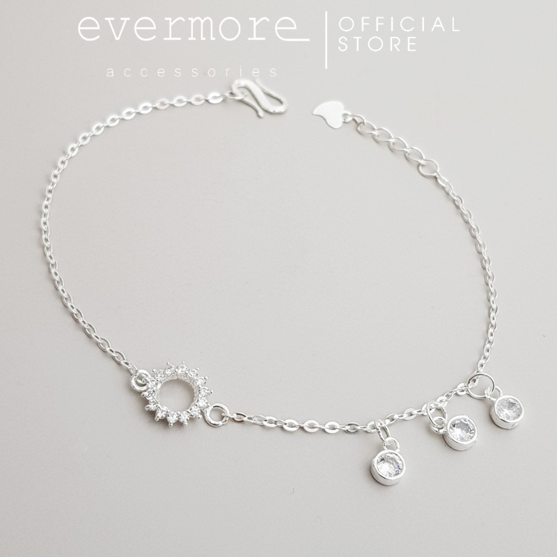 Vòng tay bạc free size EVERMORE, lắc tay bạc ta ánh mặt trời Sun Shine thanh lịch, minimalism - L035