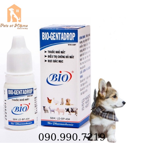 Nhỏ mắt Bio-Gentadrop cho thú cưng