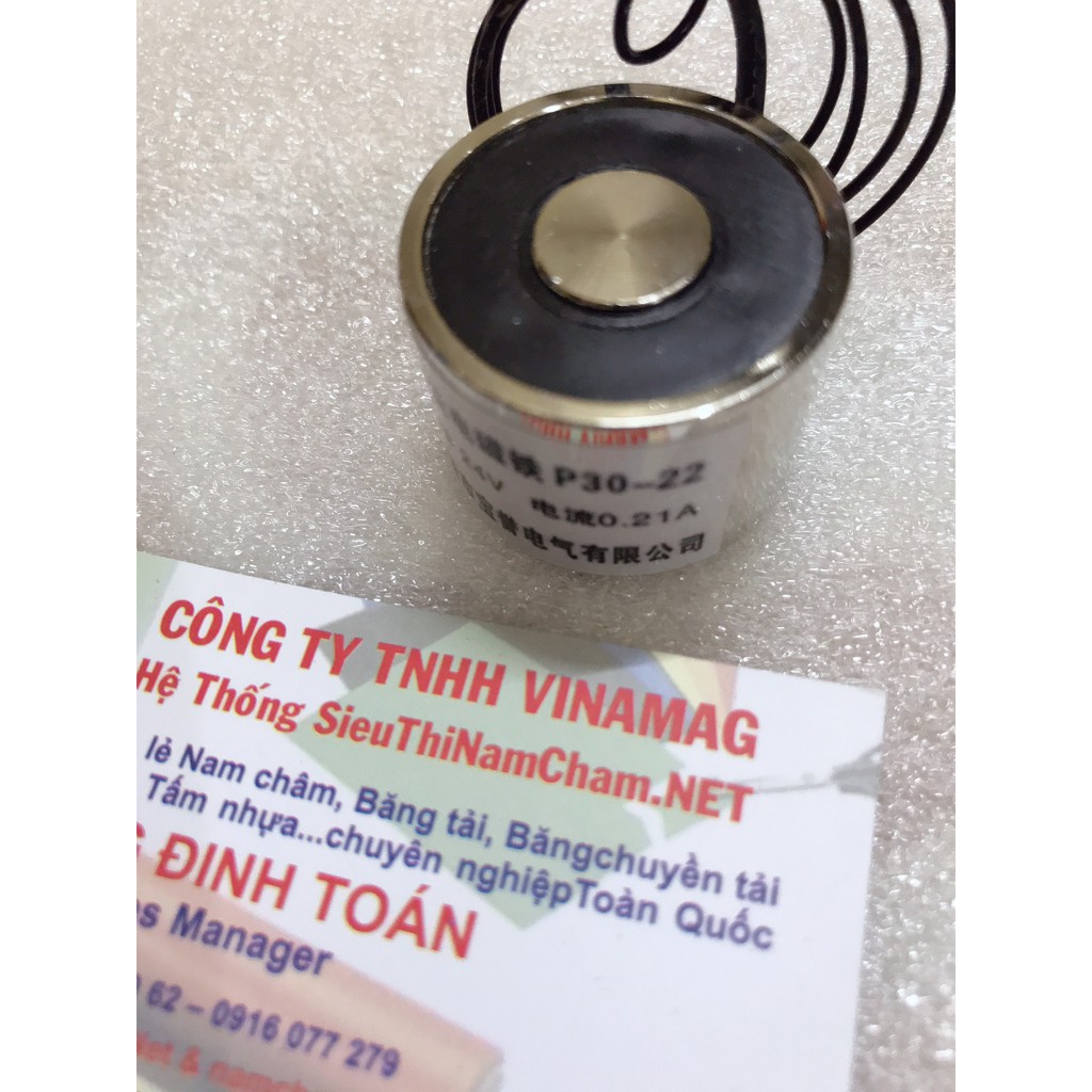 Nam châm điện 100N-10kg-24v -12v  0.21A