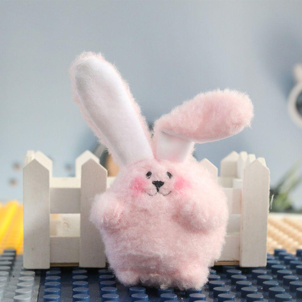 Móc Khóa Hình Thỏ Nhồi Bông Đáng Yêu
