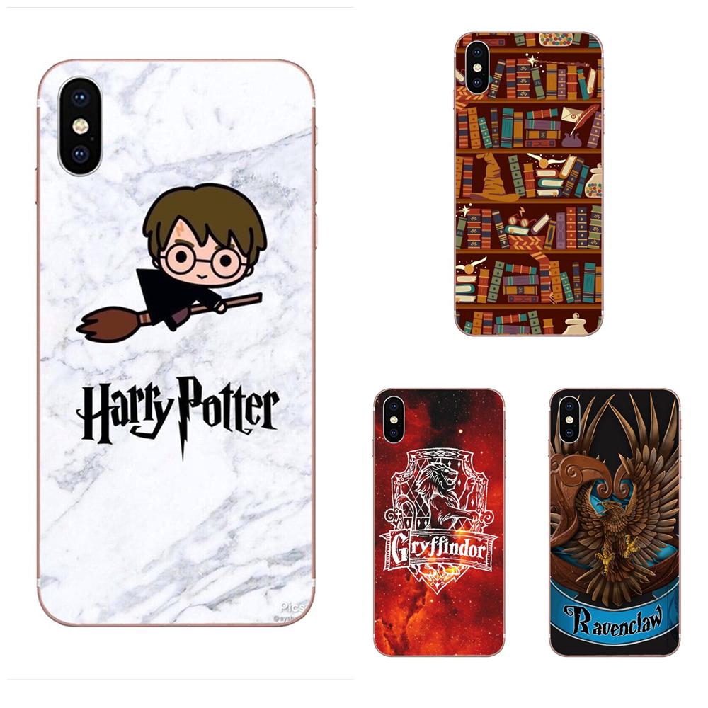 Ốp Điện Thoại Hình Harry Potter Gryffindor Hufflepuff Ravenclaw Cho Iphone 11 Pro X Xs Max Xr 4 4s 5 5c 5s Se Se2 6 6s 7 8 Plus