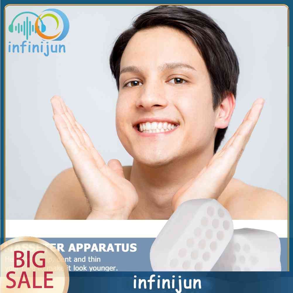 Dụng Cụ Luyện Tập Cơ Mặt Thon Gọn Bằng Silicone INFINIJUN