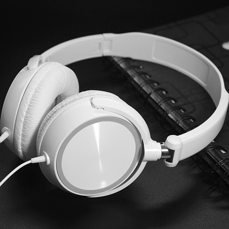 Tai nghe chụp tai F10 có mic loại tốt cho samsung, LG, Huawie. (màu trắng - có thể gấp gọn)