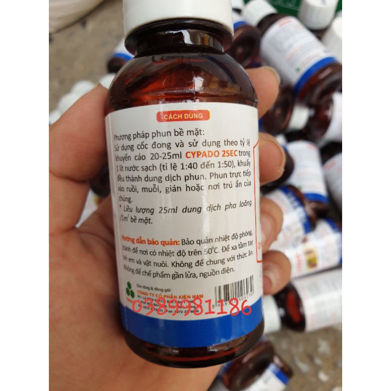 Thuốc diệt côn trùng Cypado chai 100ml
