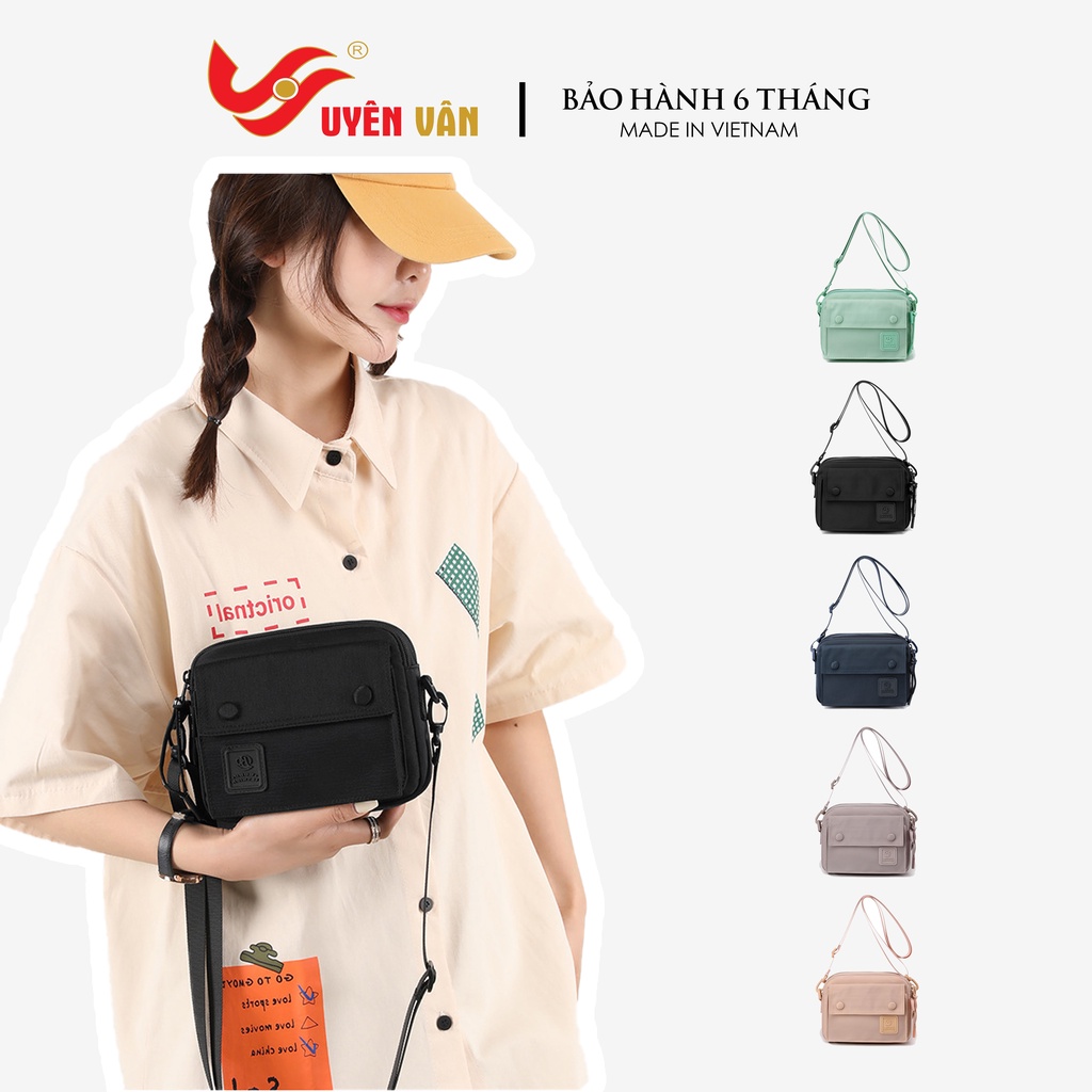 Túi đeo chéo nữ vải dù chống trượt nước thời trang hàn quốc kiểu hộp ngang đáng yêu 3073