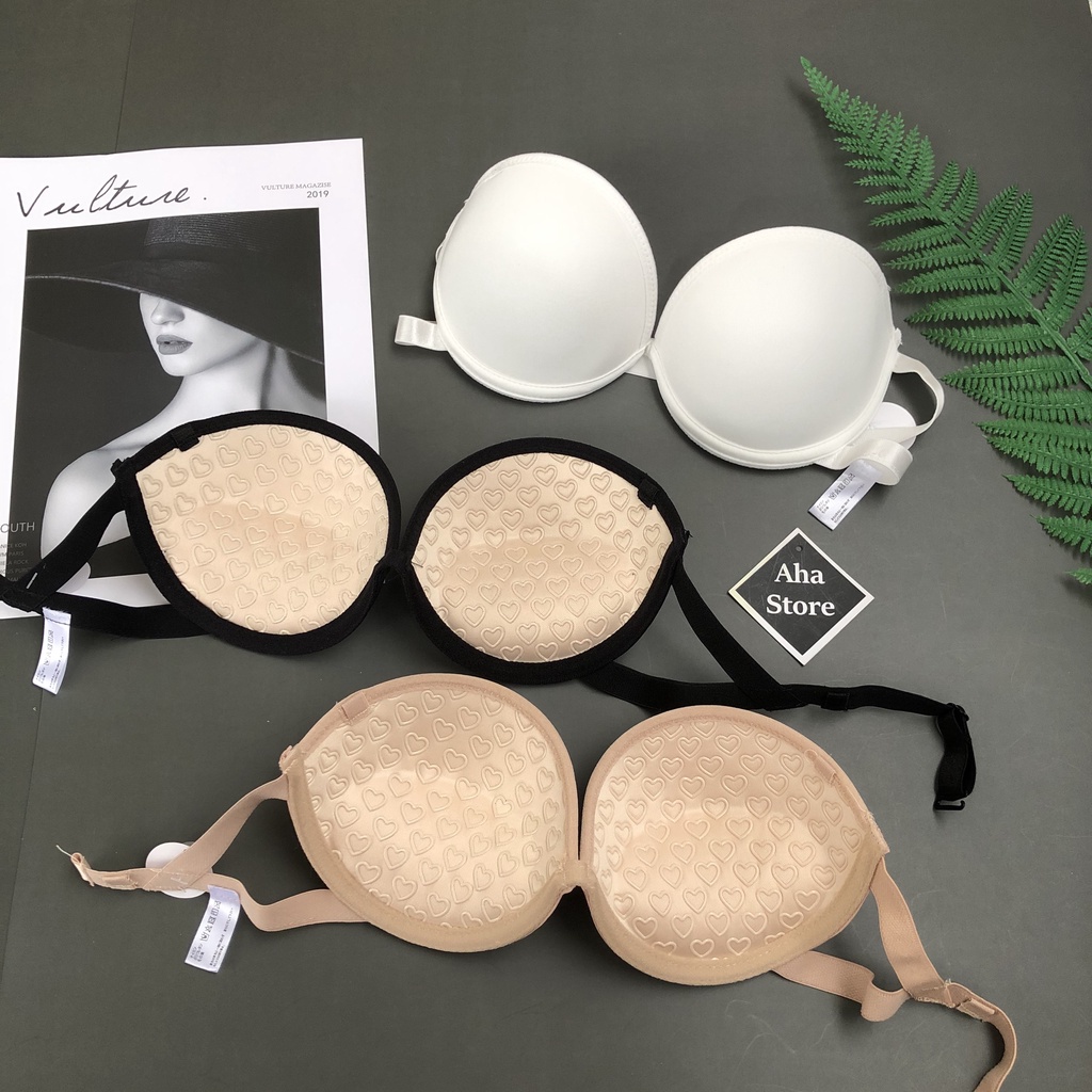 Áo ngực không dây chống tuột đệm tim silicon mút dày 2,5 cm Yion Underwear AKD05