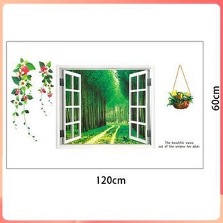 Decal Dán Tường Trang Trí, Decal cửa sổ 3D