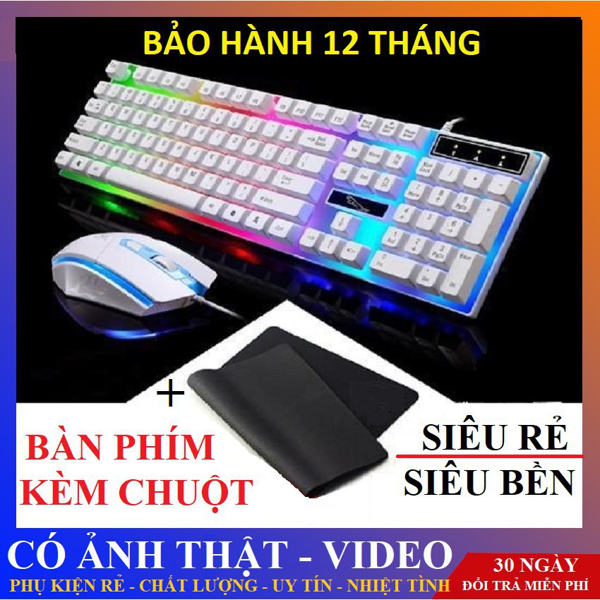 F [ BÁN NHIỀU NHẤT - HÀNG LOẠI 1 ] Bàn phím kèm chuột máy tính giả Cơ Con Báo G21 PRO 2019 mang LED 7 Màu Ấn Tượng 33 4