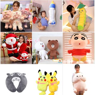 Gấu Bông, Thú Nhồi Bông, Búp Bê, Gối Ôm Siêu Mịn Hàng Cao Cấp Vải Nhung Mịn Co Dãn 4 Chiều Nhiều Mẫu