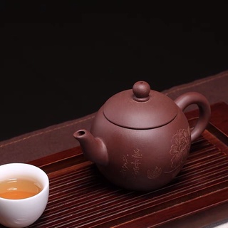 ấm tử sa tây thi hoa cúc