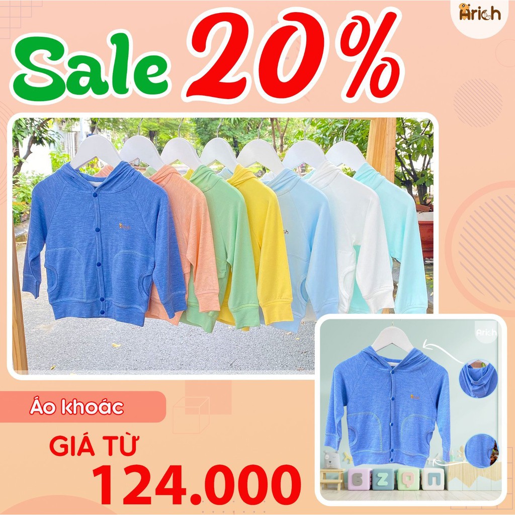 Áo khoác vải sợi tre chống nắng ngăn tia UV - Arich.vn