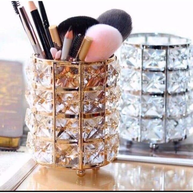 Ống đựng cọ pha lê sang chảnh ,chuyên nghiệp